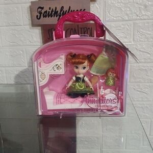 Disney Pink Portable Dolls Playset Carry Case